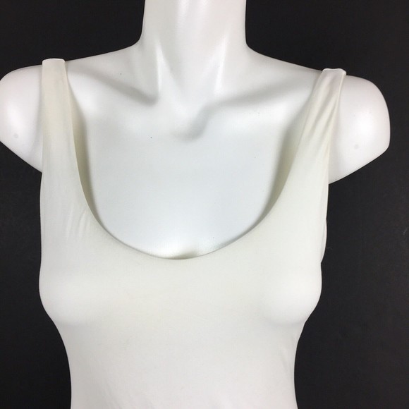 New VICTORIA'S SECRET Low Back Swimsuit Women's Size 10 White Bridal Sexy - Picture 9 of 10